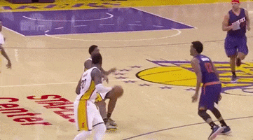Los Angeles Lakers Dunk GIF by NBA