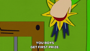 first place ribbon GIF by South Park 