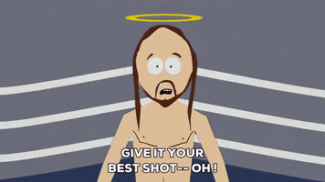 jesus punch GIF by South Park 