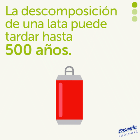 ensuenomexico lata reciclaje ecologÃ­a GIF