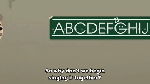 alphabet teaching GIF by South Park