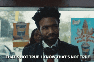 false donald glover GIF