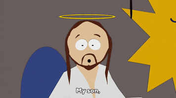 jesus wondering GIF by South Park 