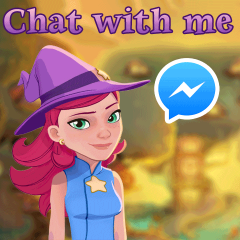 chat facebook messenger GIF by Bubble Witch