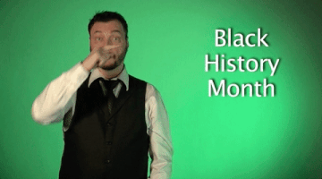 sign language black history month GIF by Sign with Robert