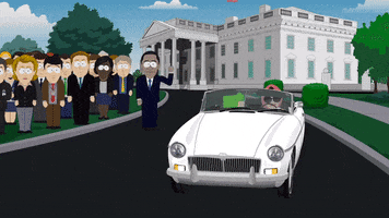 kyle broflovski car GIF by South Park 