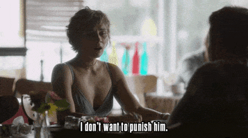 i dont want to punish him clare bowen GIF by Nashville on CMT
