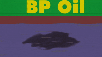 oil spill sea GIF by South Park 
