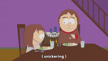 dinner sharon GIF by South Park 