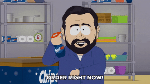 asking billy mays GIF by South Park 