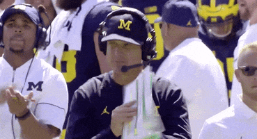 College Football Applause GIF by Michigan Athletics