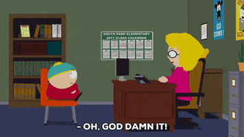 eric cartman trouble GIF by South Park 