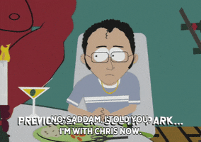 saddam hussein chris GIF by South Park 