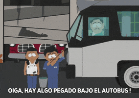 bus mop GIF by South Park 