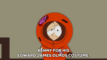 kenny mccormick halloween GIF by South Park 