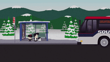 bus goth GIF by South Park 
