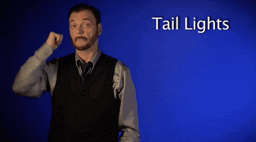 Sign Language Tail Lights GIF by Sign with Robert