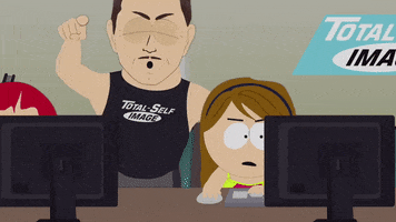 computer yelling GIF by South Park 
