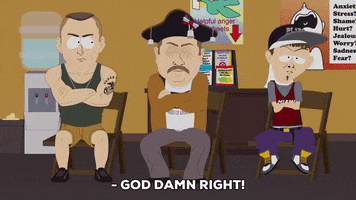 angry pirate GIF by South Park 