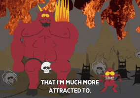 devil lava GIF by South Park 
