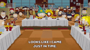 eric cartman tables GIF by South Park 