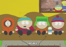eric cartman agree GIF by South Park 