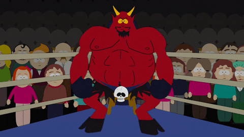 boxing satan GIF by South Park