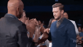 Justin Timberlake Awkward Kiss GIF by FOX Teen Choice
