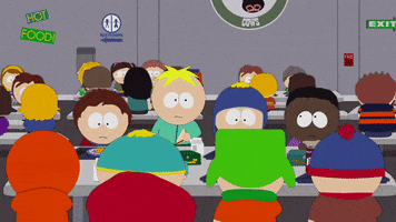 eric cartman table GIF by South Park 