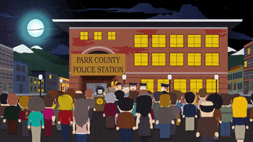 admitting police station GIF by South Park 