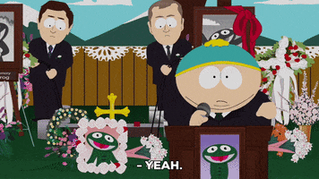 eric cartman funeral GIF by South Park 