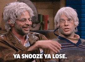 You Snooze You Lose Comedy Bang Bang GIF by IFC You Snooze You Lose Comedy Bang Bang GIF by IFC