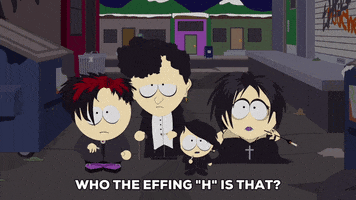 dark goth kids GIF by South Park 