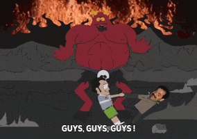 fight devil GIF by South Park 