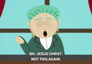mad thinking GIF by South Park