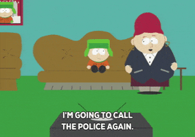 talking kyle broflovski GIF by South Park 