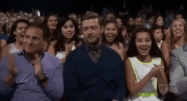 Justin Timberlake Laughing GIF by FOX Teen Choice