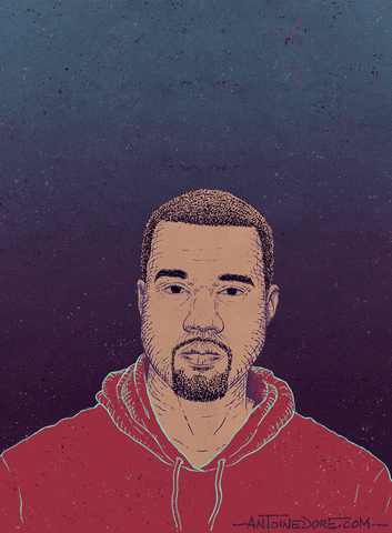 Kanye West Animation GIF by Antoine Doré