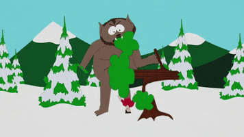 snow monster GIF by South Park 