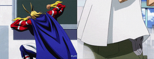 all might my hero academia GIF by Funimation