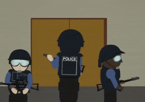 guns swat GIF by South Park 