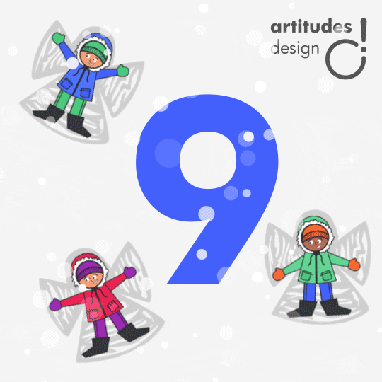 day 9 snow GIF by Artitudes Design