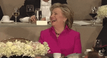 hillary clinton laughing GIF by Election 2016