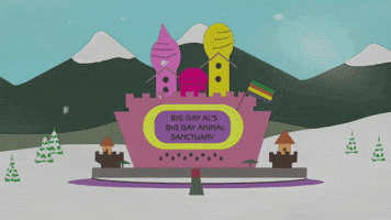 castle mountains GIF by South Park 