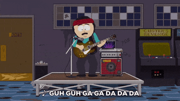 guitar singing GIF by South Park 