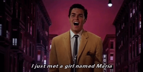 West Side Story I Just Met A Girl Named Maria GIF