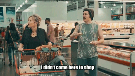 i didnt come here to shop free samples GIF by Still The King