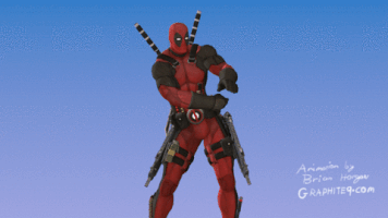 Horganovski dance animation deadpool cg GIF