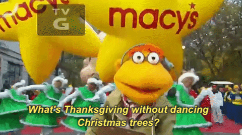 dancing christmas trees
