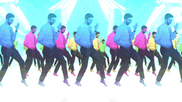 alonchitayat dance love funny rainbow GIF
